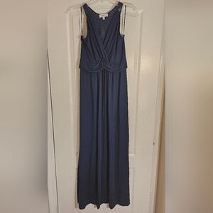 Gilli Navy Sleeveless Maxi Dress